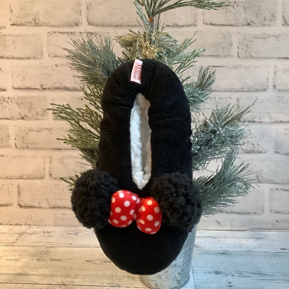 Disney Minnie Mouse Women’s S/M Slippers - Picture 2 of 3